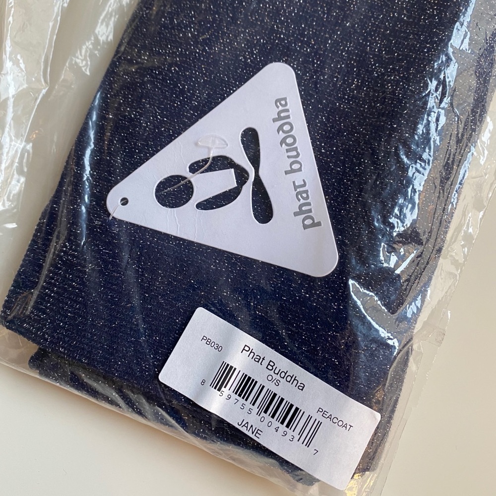 NWT Phat Buddha NAVY JANE GLITTER LEGGING - Picture 3 of 3